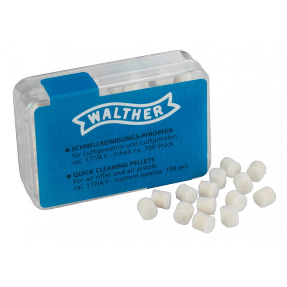 100 tampons de nettoyage rapide walther