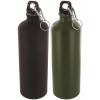 Pack de 2 bouteilles en aluminium de 1L noir et vert