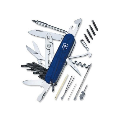 Couteau suisse Victorinox Cybertool 34 bleu translucide