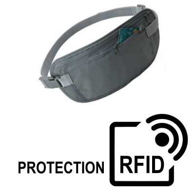 Pochette de sécurité anti RFID tour de taille CAO