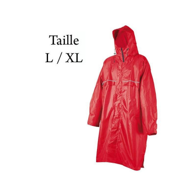 Poncho Camp Cagoule Front Zip Taille L/XL