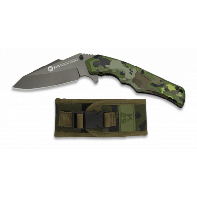 Couteau tactical pliable K25 9.4 cm camouflage