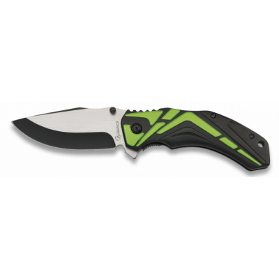 Couteau de poche pliable vert Albainox lame 8.6 cm 
