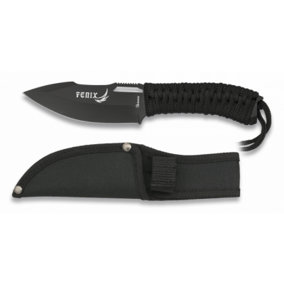Couteau fenix paracorde noir lame 10.5 cm 