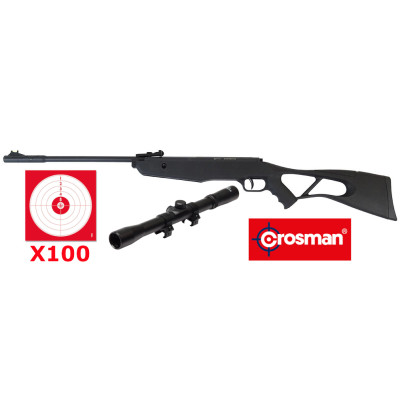 Pack carabine Crosman Inferno cal. 4.5mm + lunette de tir 4x20 
