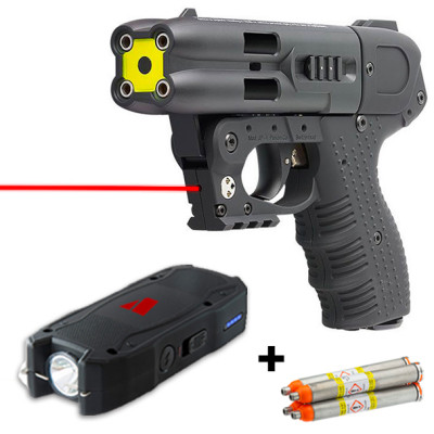 JPX4 laser pack protection - shocker 3 millions de volt avec Holster Kydex 