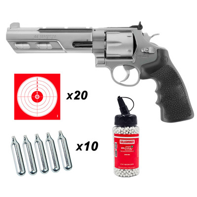 Revolver Smith & Wesson 629 Competitor 6" CO2 cal. 6mm - puissance 2 joules