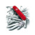 Couteau suisse Victorinox Swisschamp rouge translucide