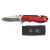 Couteau pliable rouge et noir lame 8.4 cm