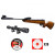 Pack Carabine Snowpeak GR1250W NP - puissance 19.9 joules - calibre 4,5 mm