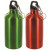 Pack de 2 bouteilles en aluminium de 500 ml rouge et vert