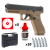 Kit pistolet Glock 17 Gen5 Black Coyote CO2 cal. 4.5mm BBs - puissance 3 joules