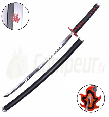 Détail du Manche du Katana Tanjiro V2